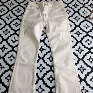 R13 white jeans